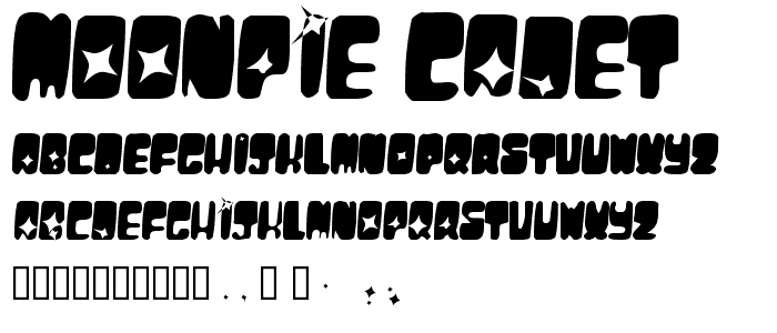 MoonPie Cadet font